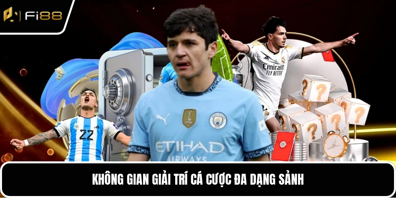 Không gian giải trí cá cược đa dạng sảnh